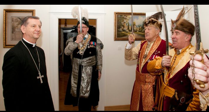 Bracia Kurkowi u Jego Ekscelencji Józefa Guzdka