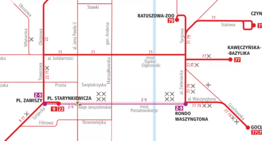 Ruch tramwajowy w Al. Jerozolimskich wyłączony! 