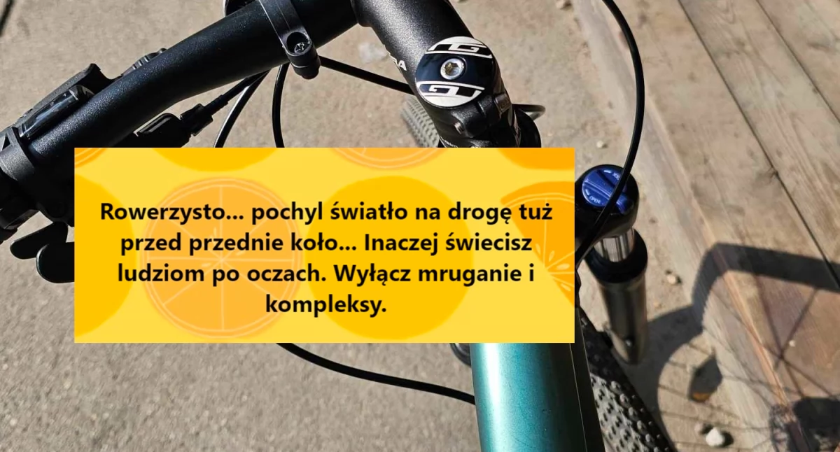 Rowerzysto, włącz myślenie…