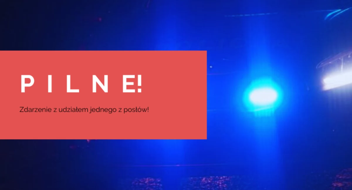 Poseł Piotr Kandyba w kolizji 11 listopada