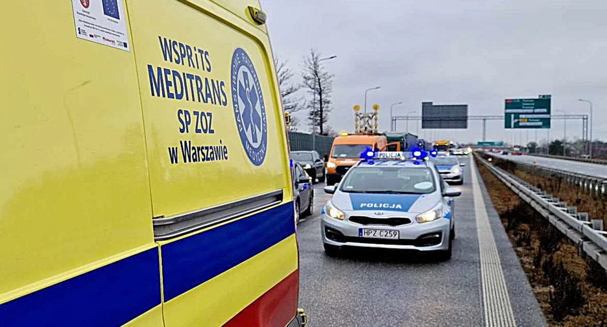 S2: Nieprzytomny kierowca prowadził auto bez powietrza w oponach 