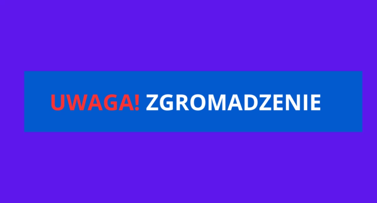 Kolejne zgromadzenie publiczne w Warszawie. Zmiany na dwóch dzielnicach