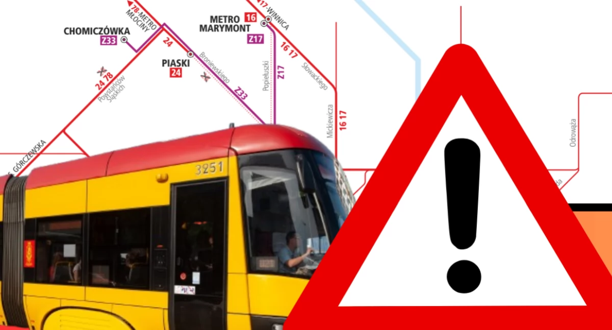 Remont torowiska tramwajowego na al. Jana Pawła II