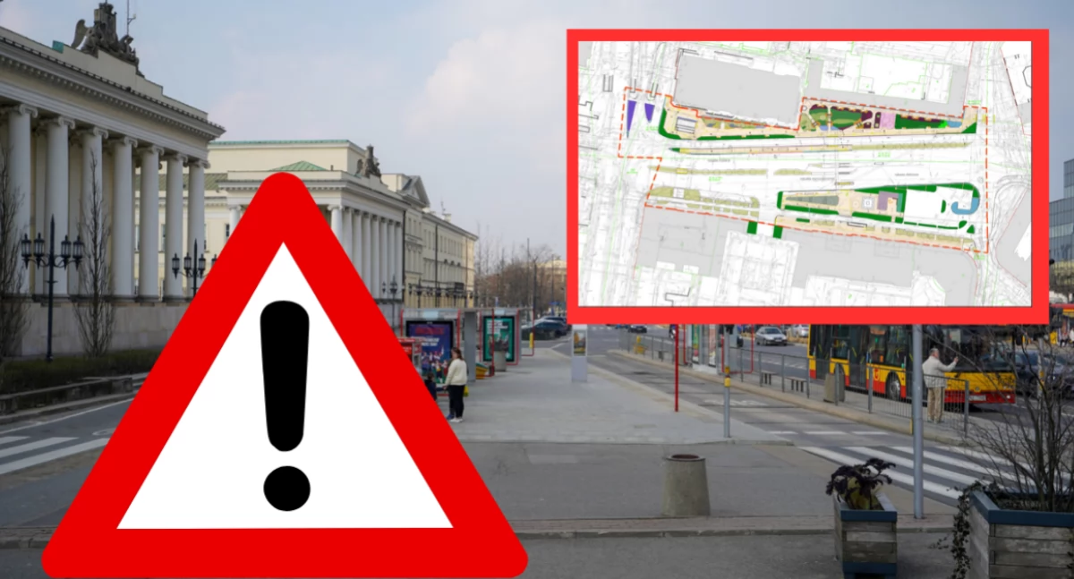 Plac Bankowy przechodzi WIELKĄ modernizację. Jaki jest, a jaki będzie? (ZDJĘCIA)