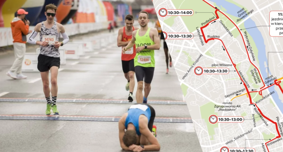 W niedzielę Półmaraton Warszawski. Będzie paraliż Warszawy! (UTRUDNIENIA)