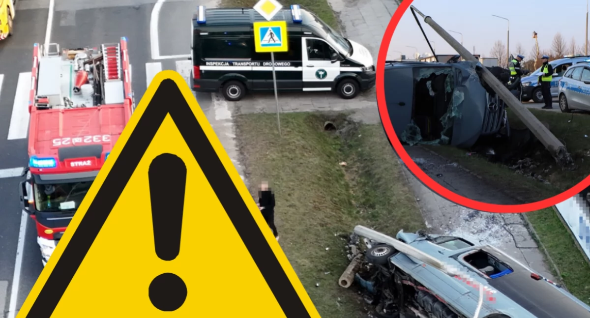 Dramatyczny wypadek w Radomiu (ZDJĘCIA)