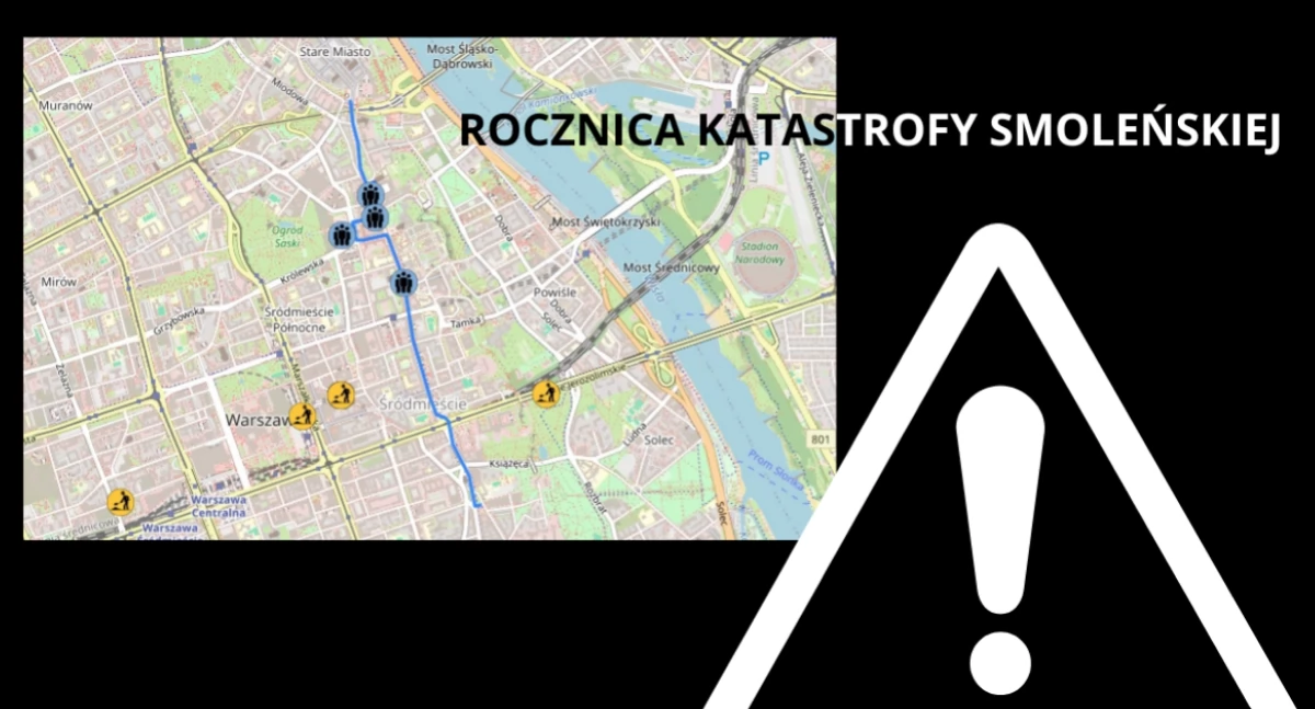 Rocznica Katastrofy Smoleńskiej. Warszawski Transport Publiczny o zmianach