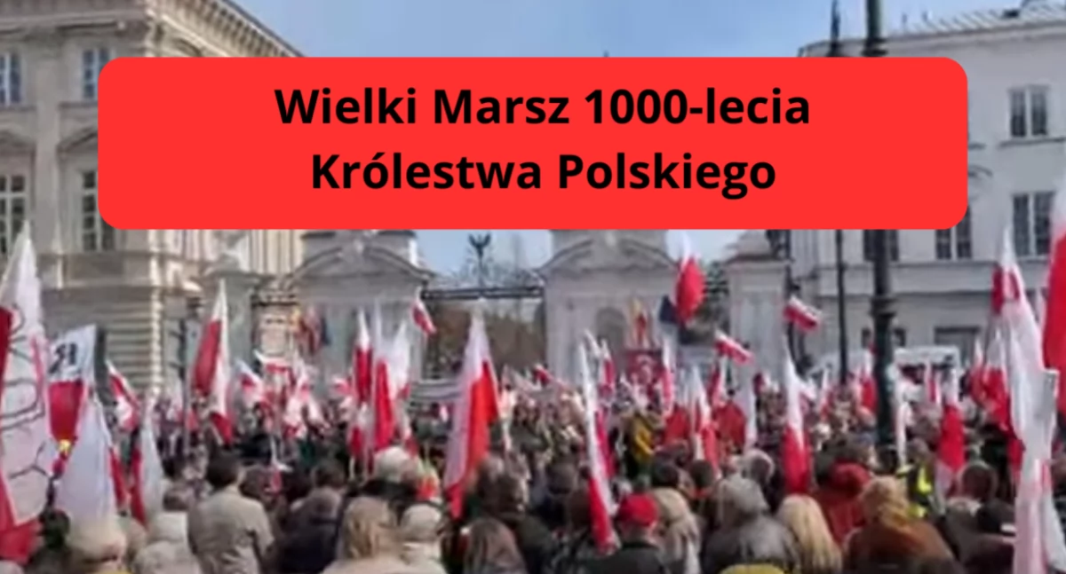 Trwa Wielki Marsz 1000-lecia Królestwa Polskiego