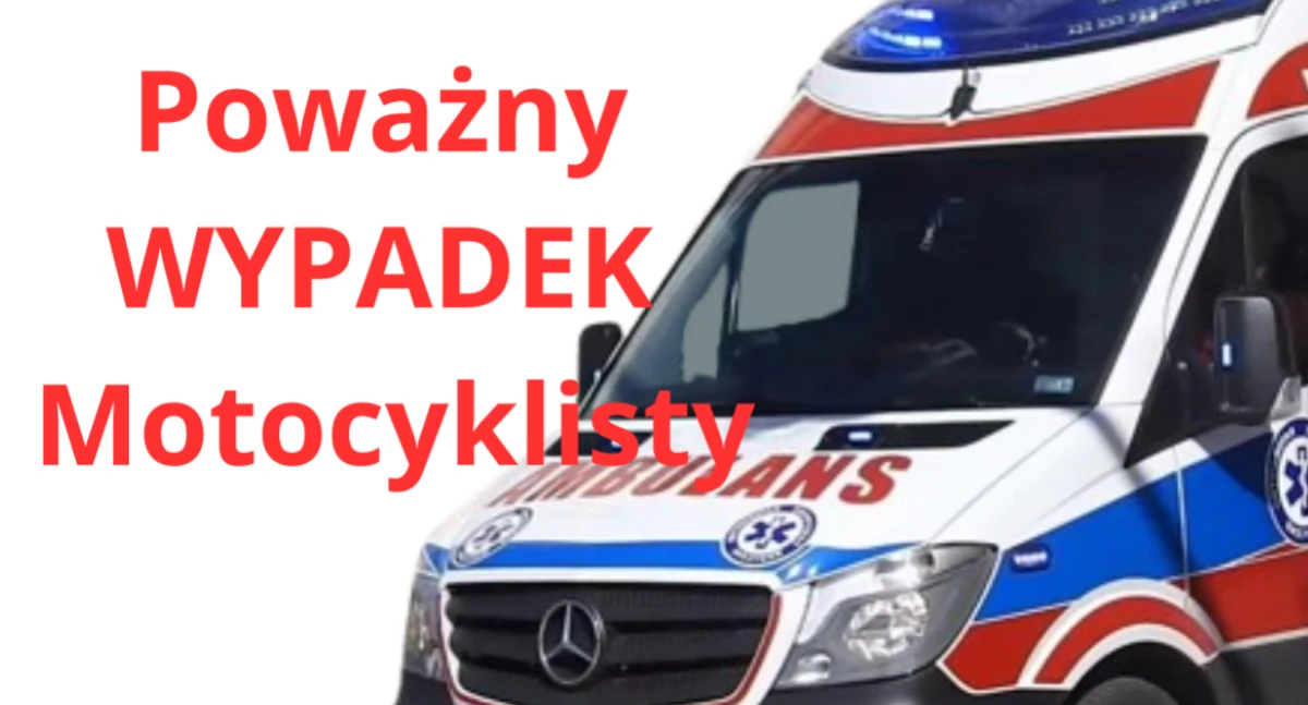 Wypadek motocyklisty na Targówku