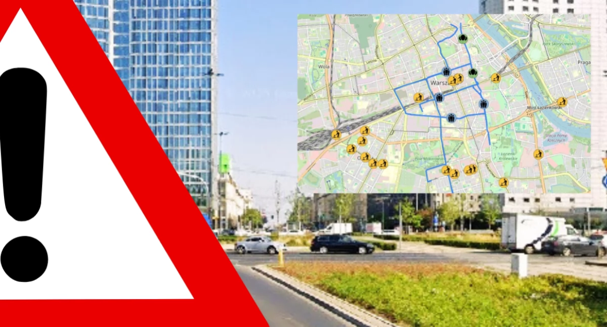 MULTUM zgromadzeń i przemarszów na Śródmieściu oraz Ochocie