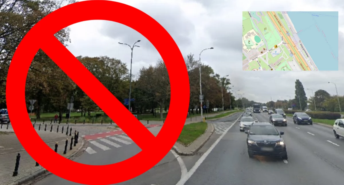 Tędy z Wisłostrady nie zjedziecie. Kolejne działania wodociągowców