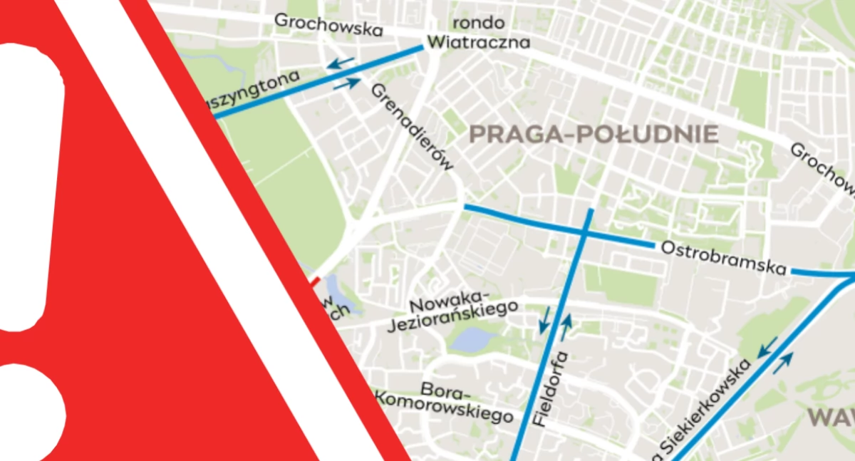 Otwarcie nowej jezdni na Trasie Łazienkowskiej. Zapowiedziano duże zmiany!