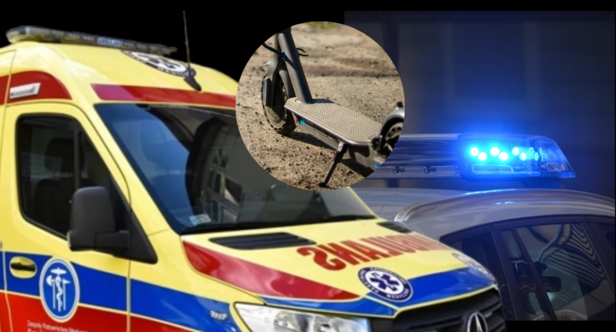 Dramatyczny wypadek pod szpitalem w Pruszkowie