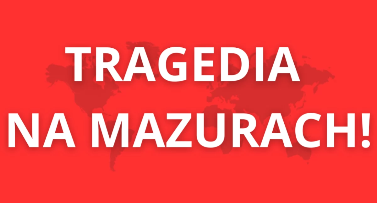 Tragedia na Mazurach. Trwają poszukiwania 3 nastolatków!