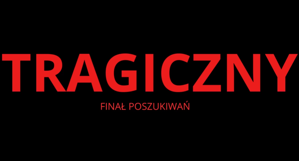 Tragiczny finał poszukiwań. Nie żyje Maciej Grzegorzewski