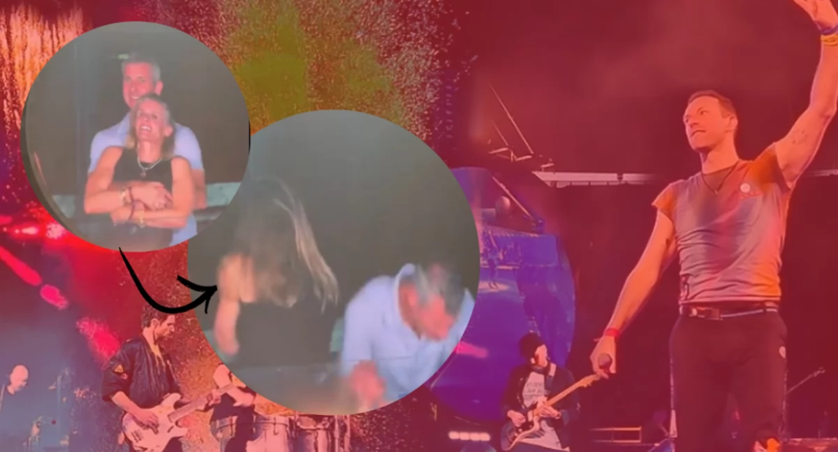 Coldplay przypadkowo ujawniło romans dyrektora z pracownicą. 