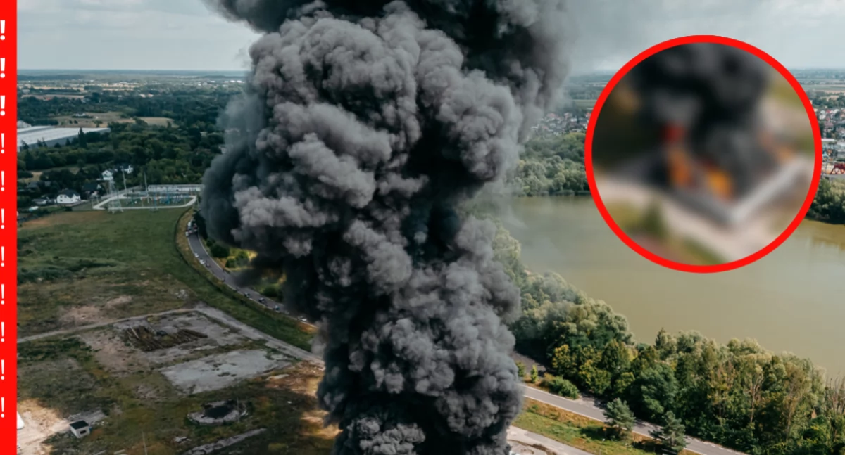 Pożar zakładu chemicznego w Sochaczewie. 11 jednostek Straży na miejscu