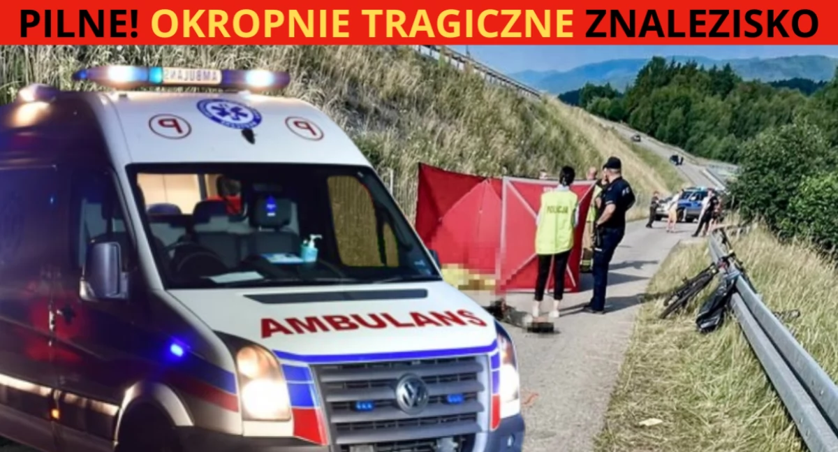 Z kraju: ciało 12-letniego chłopca przy drodze. Tragedia w Rajczy