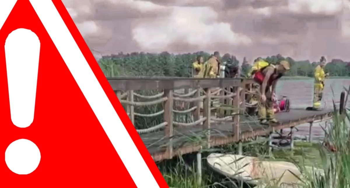 TRAGEDIA na Mazowszu. Warszawiak zginął na jeziorze