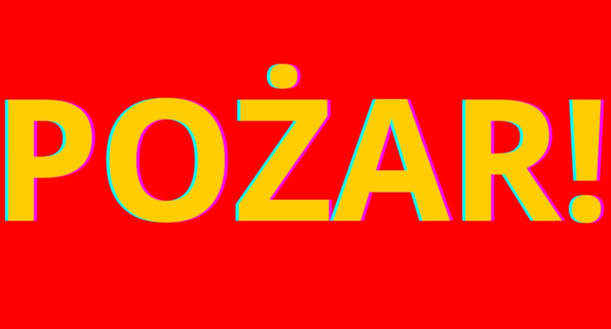 POWAŻNY POŻAR blisko zabudowań. To w miejscowości Blizne-Łaszczyńskiego