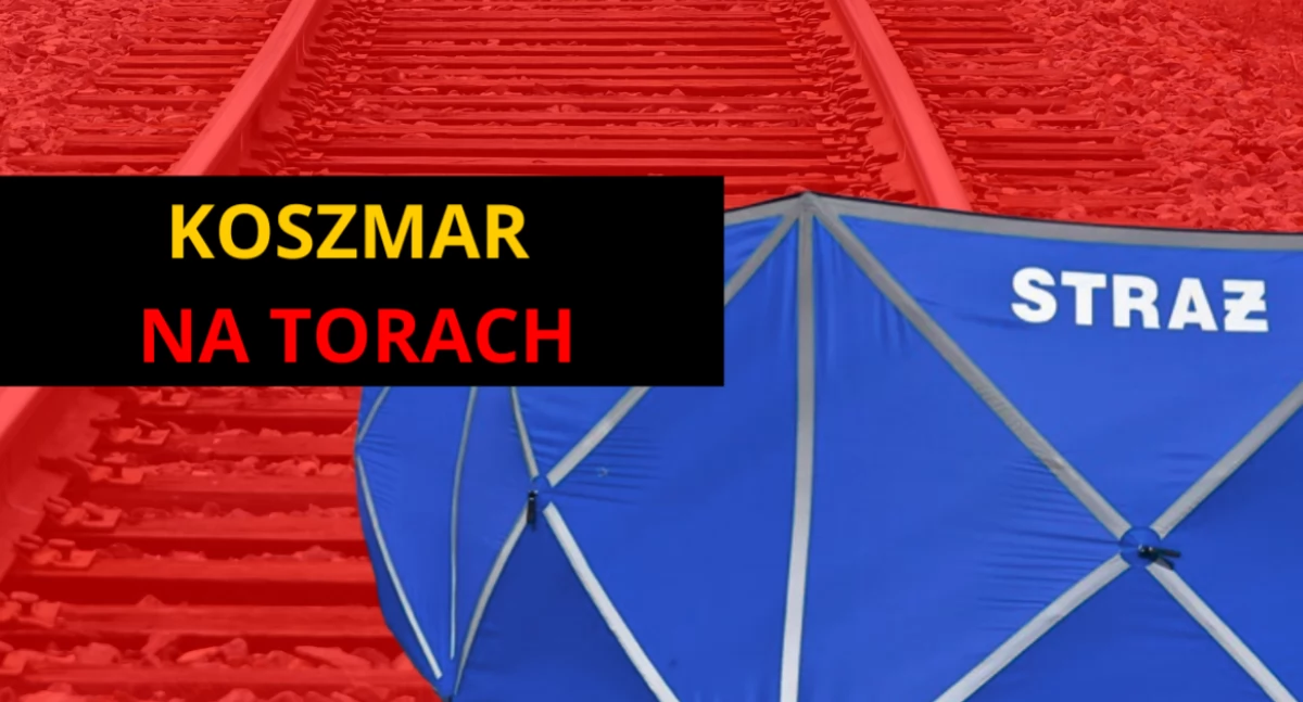 KOSZMAR na niestrzeżonym przejeździe w rejonie Borówca