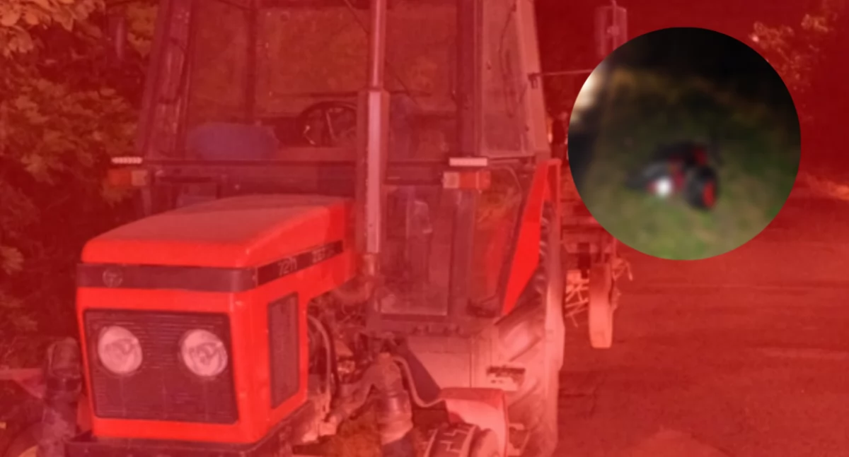 CHŁOPCY WPADLI PROSTO POD TRAKTOR. Wypadek w Woli Miedniewskiej
