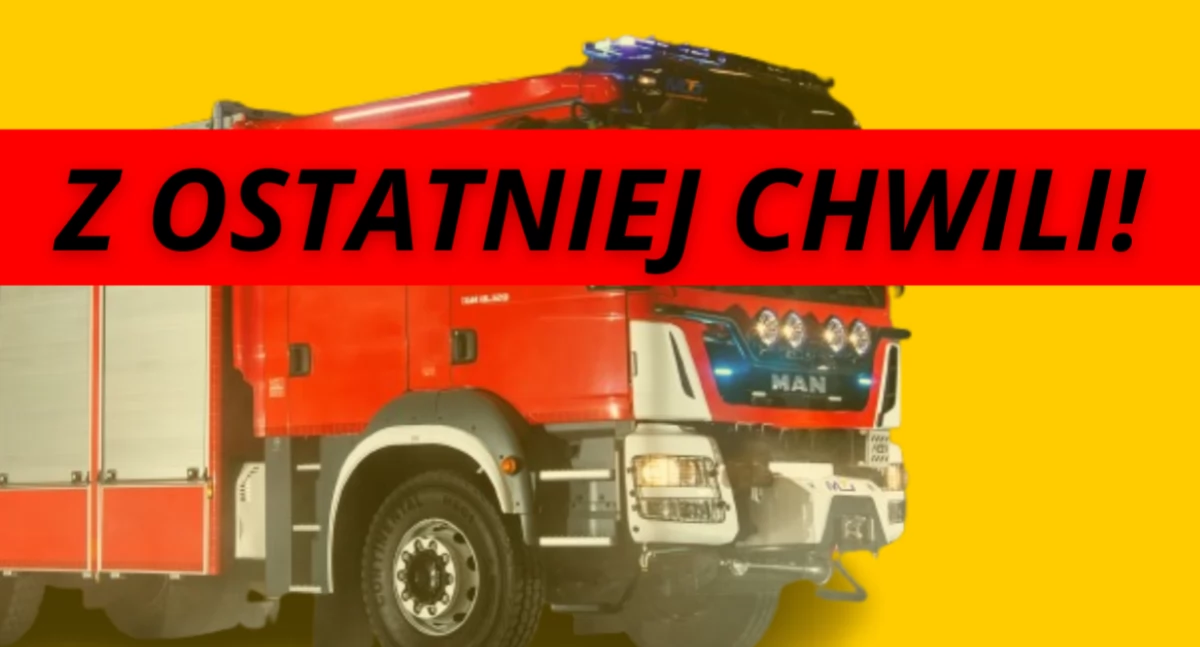 NO I PO ELEKTRYKU. Pożar na drodze w Rembertowie!