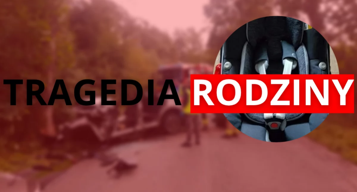 FATALNA TRAGEDIA pod Bartoszycami. NIE ŻYJE młody tata i niemowlę