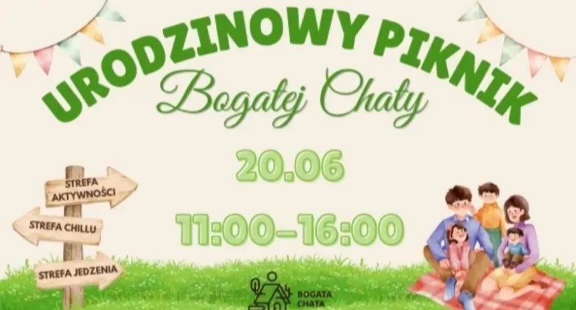URODZINOWY PIKNIK BOGATEJ CHATY w Wawrze. Będzie się DZIAŁO!