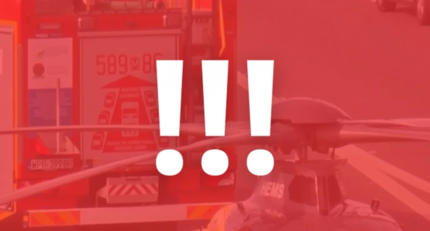 Wystarczyła CHWILA na pasie awaryjnym. Potężne UDERZENIE i koszmarny WYPADEK na trasie S8!
