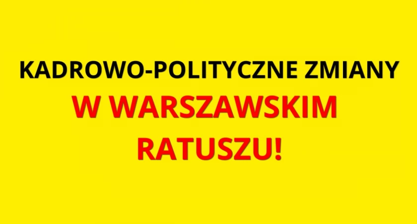 DRAKA w Warszawskim Ratuszu. Rafał Trzaskowski ogłosił DYMISJĘ