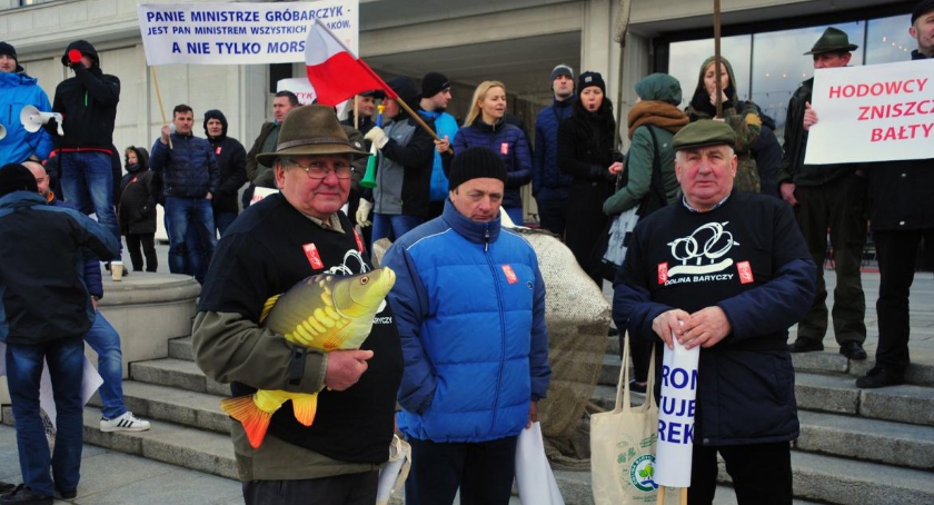 Protest rybaków [zdjęcia]