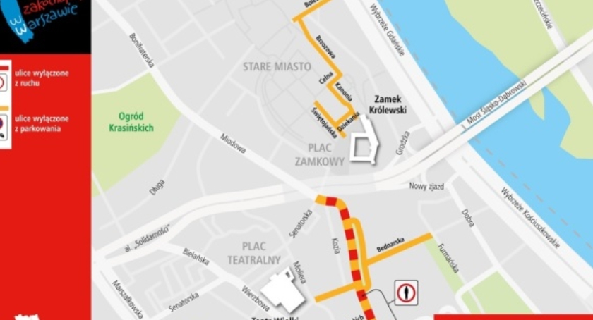W poniedziałek trudny dzień na drogach w centrum. Będzie przynajmniej 7 zgomadzeń publicznych