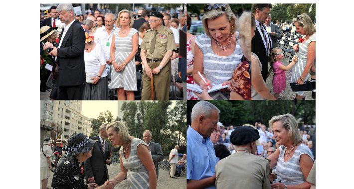 Anna Maria Anders wzięła udział w obchodach 71 rocznicy masakry Woli
