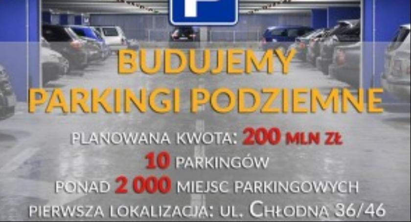 Miasto wybuduje parkingi podziemne w Warszawie