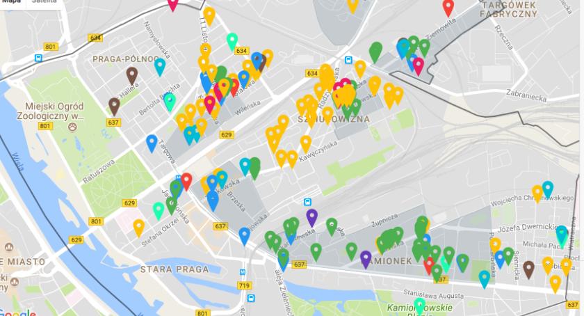 Program rewitalizacji Warszawy od dzisiaj na mapie