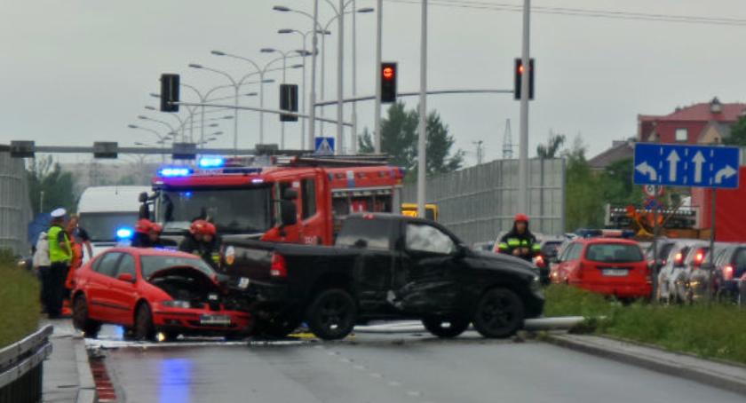 Wypadek na Alei 4 czerwca 1989. Zdjęcia straży z wczorajszej akcji