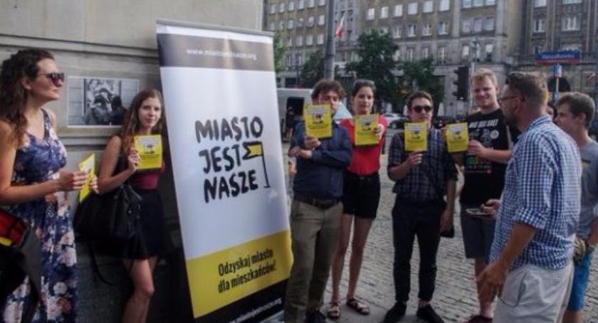 Manifestacja Miasto jest Nasze zatrzymana