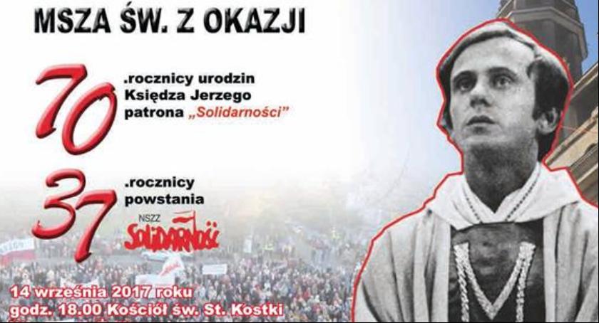 Msza św. z okazji 70 urodzin księdza Jerzego Popiełuszki i 37. rocznicy powstania 