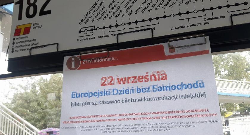 W piątek Europejski Dzień bez Samochodu czyli komunikacja miejska za darmo