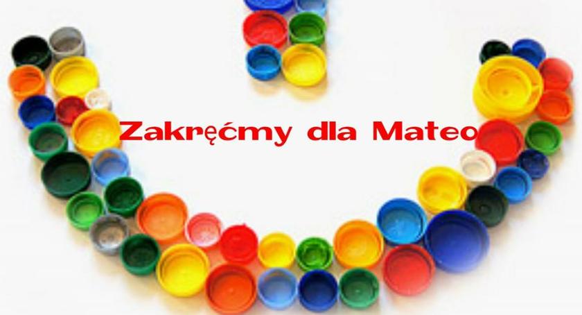 Zbieramy nakrętki dla Mateusza! Podarujmy mu odrobinę radości i...powrót do zdrowia