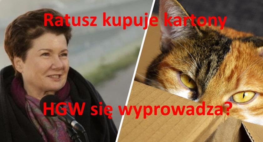 Do ratusza zakupiono dużą ilość kartonów. Czy prezydent szykuje się do wyprowadzki? [NASZ NEWS]