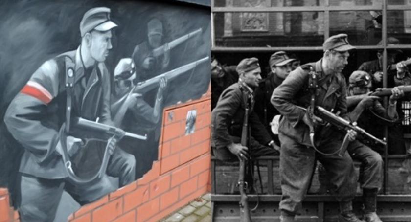 Fatalna wpadka w Łomiankach. Na patriotycznym muralu sceny z Rzezi Woli...