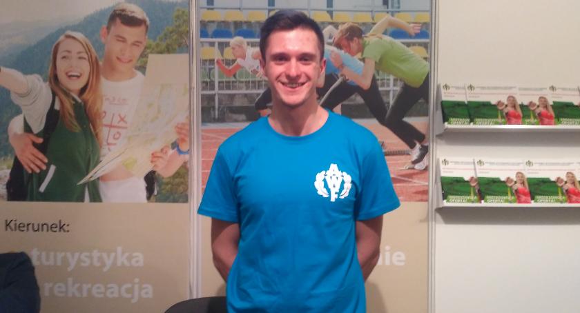 Bartek - student AWF na Targach Perspektywy 2018