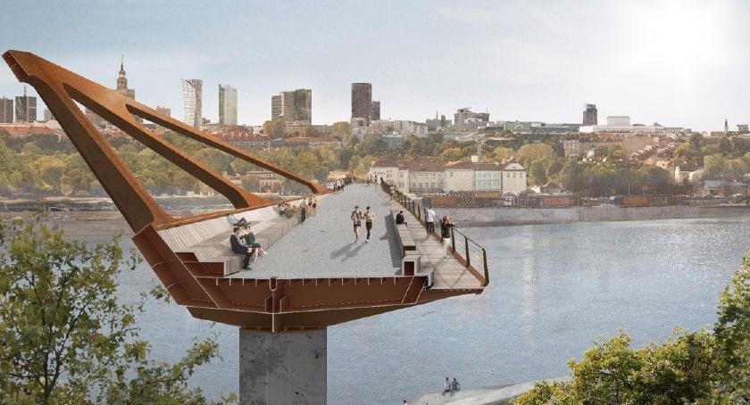 Jest umowa na projekt mostu pieszo-rowerowego przez Wisłę