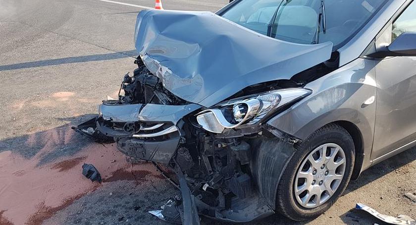 Piątkowy wypadek na Radzymińskiej [ZDJĘCIA STRAŻY]