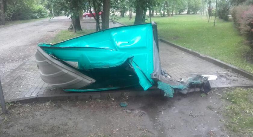 Dzięki czujności policjantów zatrzymani sprawcy...podpalenia toalety