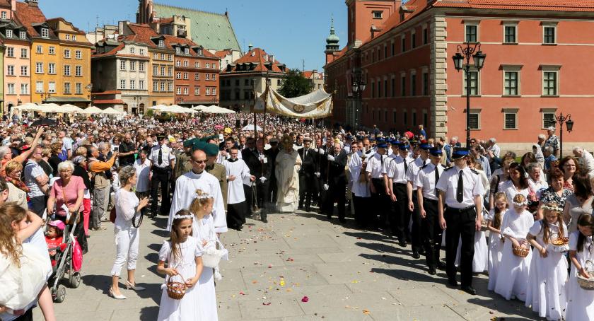 Centralna procesja Bożego Ciała w Warszawie. Trasa. 