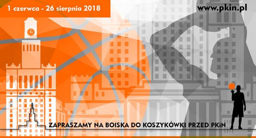 Trzy bezpłatne boiska do koszykówki przy PKiN już otwarte