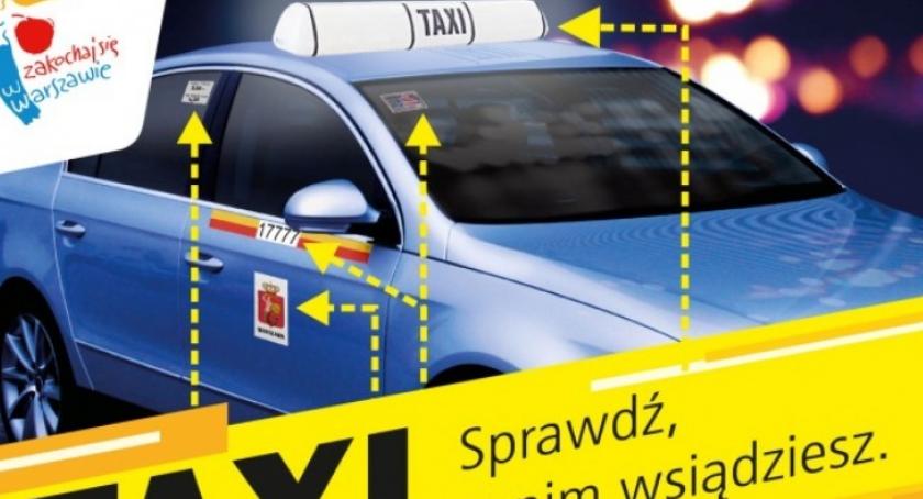 Zanim wsiądziesz sprawdź taksówkę